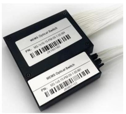 PM fiber mems switch 1x4 to 1x8